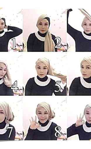 Tutorial Hijab Turban 2