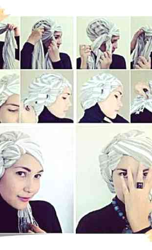 Tutorial Hijab Turban 3