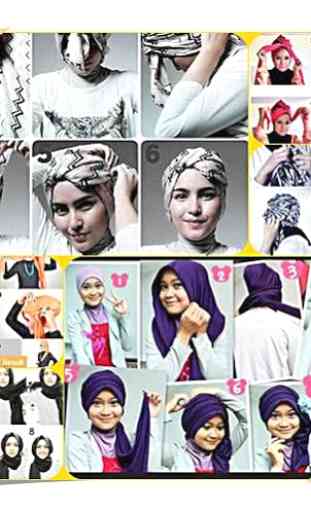 Tutorial Hijab Turban 4