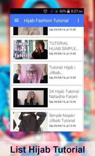 Tutorial Hijab Vidéo 1