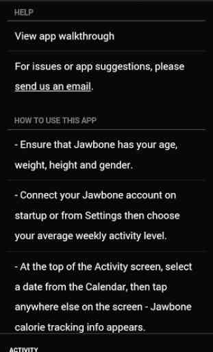 Upwatchr for Jawbone UP 4