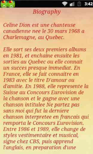 CELINE DION Chansons Français 2