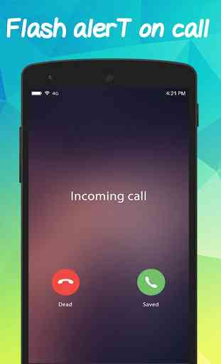 flash alerte sur appel et SMS 4
