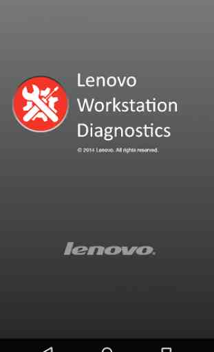 Lenovo Workstation Diagnostics 1