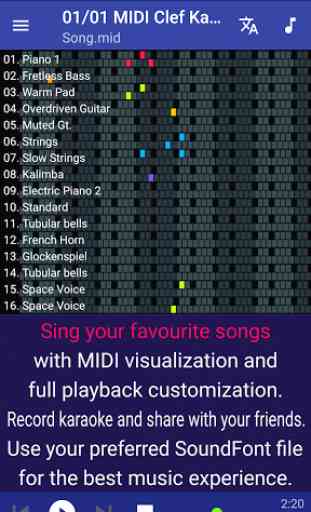 MIDI Clef Karaoke Player 1