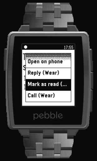 Notification Center for Pebble 2