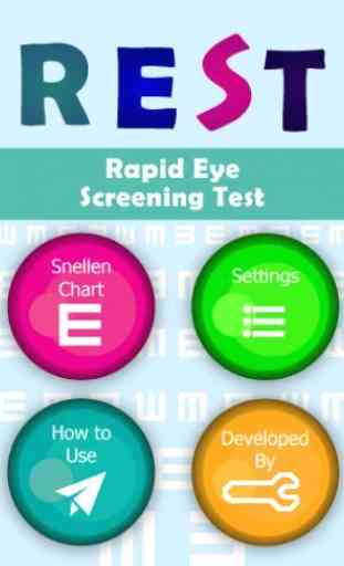 REST Rapid Eye Screening Test 3