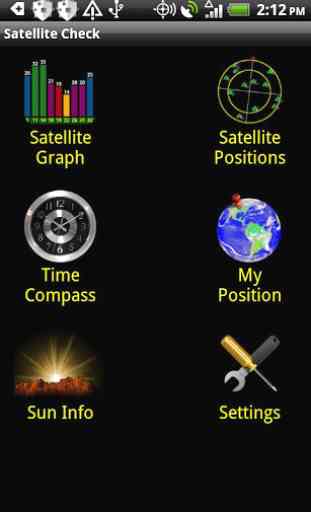 Satellite Vérifier -Statut GPS 1