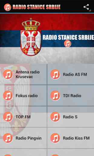 Station radio de la Serbie 1