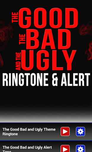 The Good Bad and Ugly Ringone 1