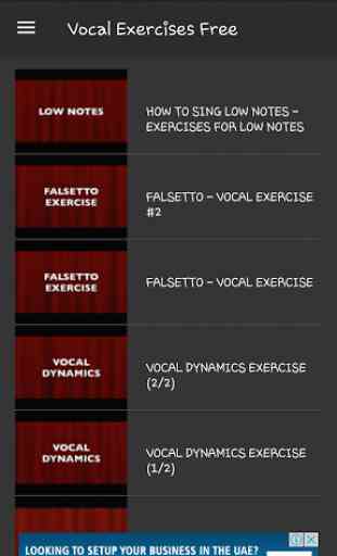 Vocal Exercises FREE 2