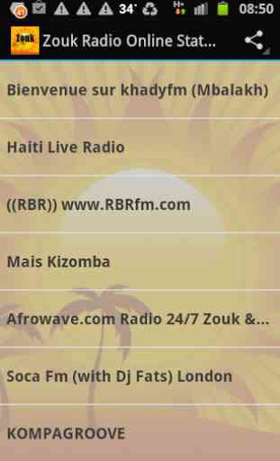 Zouk Music Radio Stations 1