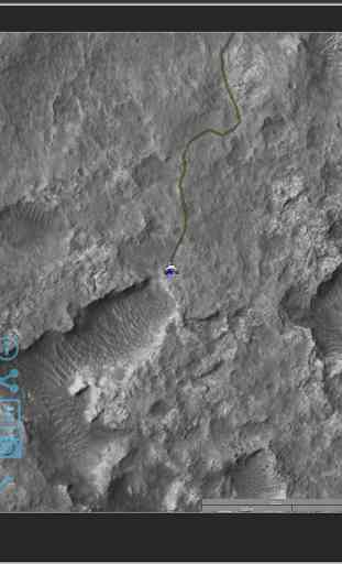 Curiosity Rover track map 3