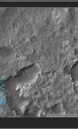 Curiosity Rover track map 4