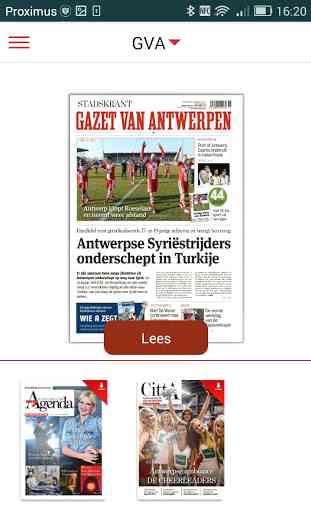 Gazet van Antwerpen - Krant 1
