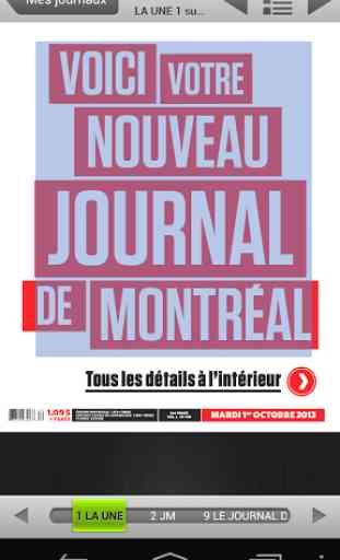 Journal de Montréal - éditionE 1