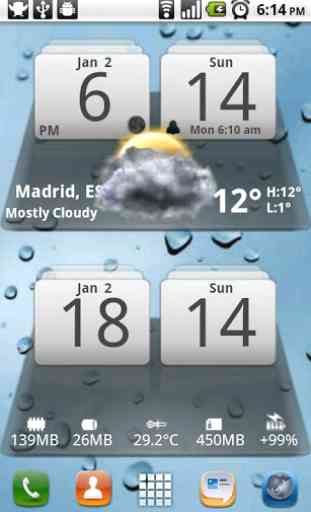 MIUI Digital Weather Clock 1