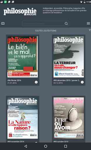 Philosophie magazine 1