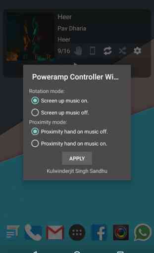 Poweramp Controller Widget 3