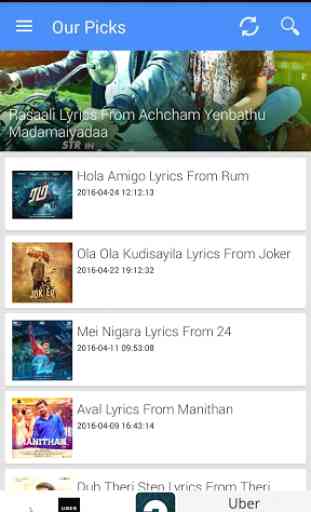 Tamil Songs Lyrics 3