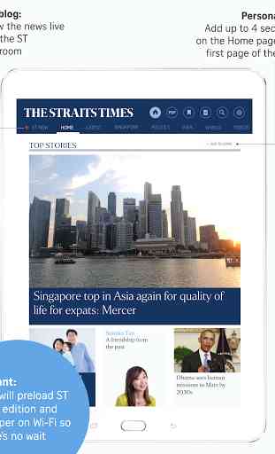 The Straits Times for Tablet 3