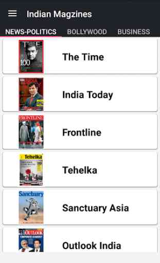 Top Magazines India 1
