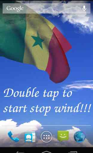 3D Senegal Flag Live Wallpaper 1