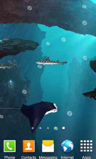 3D Sharks Live Wallpaper Lite 1
