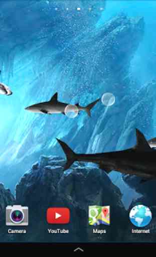 3D Sharks Live Wallpaper Lite 4