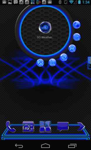 Blue Krome Theme and Icons 1