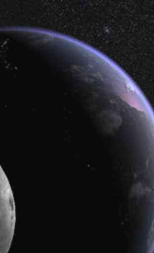 Earth & Moon in HD Gyro 3D PRO 4