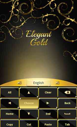 Elegant Gold Keyboard 3