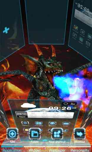 Fire Dragon Next 3D LWP 3
