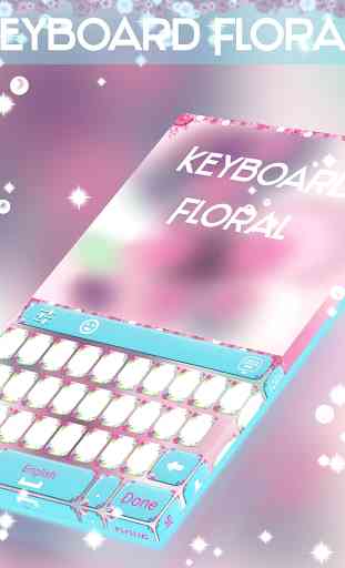 Floral Keyboard Theme 1