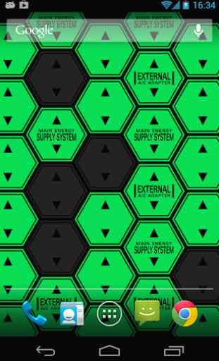 Hexagon Battery Indicator LWP 2