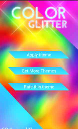 Keyboard Color Glitter Theme 1