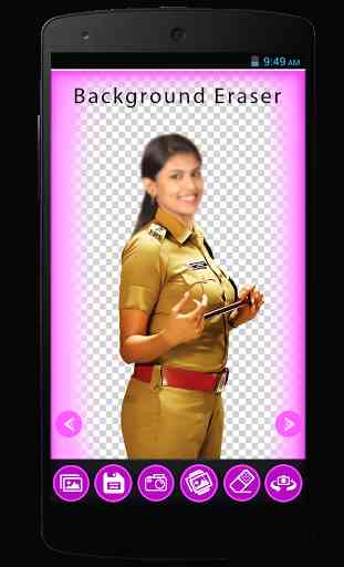 Lady Police Uniform Photo Suit 2