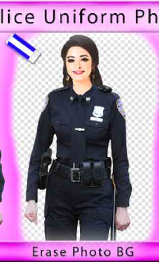 Lady Police Uniform Photo Suit 4