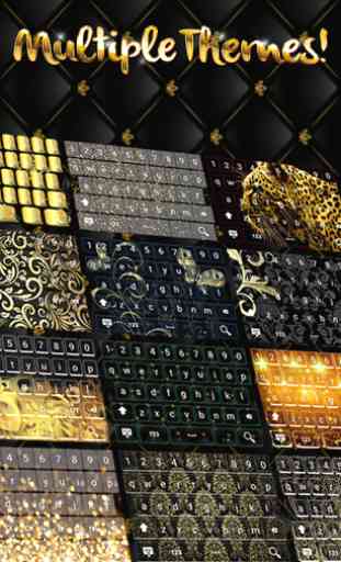 Luxury Gold Rose Keyboard 2
