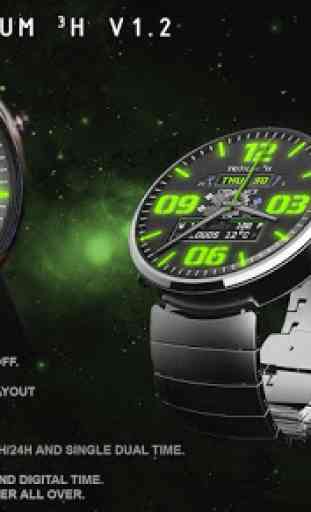 Opulence Tritium 3H Watch Face 1