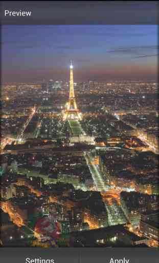 Paris Fond d'écran Animé 1