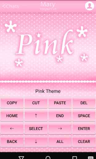 Pink Emoji Keyboard -Emoticons 4