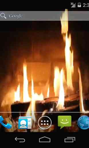 Real Fireplace Live Wallpaper 1