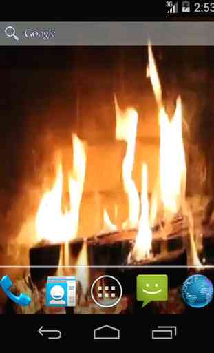 Real Fireplace Live Wallpaper 2