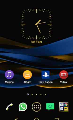 Sapphire Gold Theme for Xperia 1
