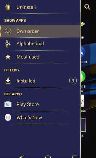 Sapphire Gold Theme for Xperia 4