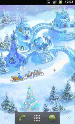 Snow Village Live Wallpaper 1