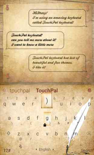 TouchPal Calligraphy Theme 3