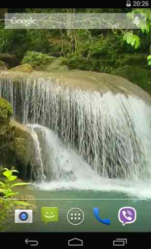 Tropical waterfall Video LWP 3