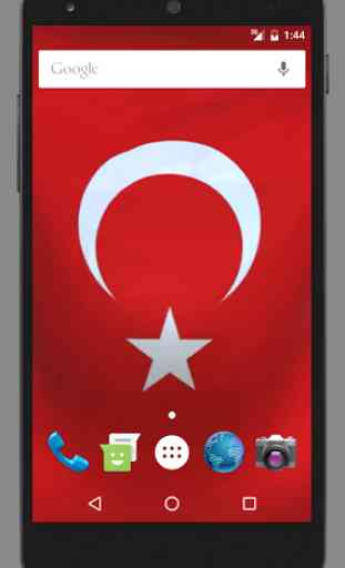 Türk Bayrağı Canlı Duvarkağıdı 1